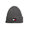 トミーヒルフィガー TOMMY HILFIGER ニット帽 TH100068C-015 メンズ レディース グレー 帽子